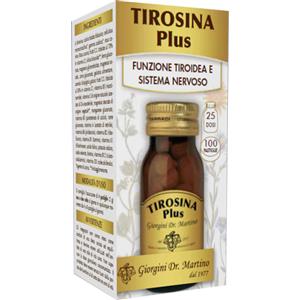 Dr. Giorgini Tirosina Plus - Integratore Alimentare per la Tiroide e il Sistema Nervoso - 100 Pastiglie