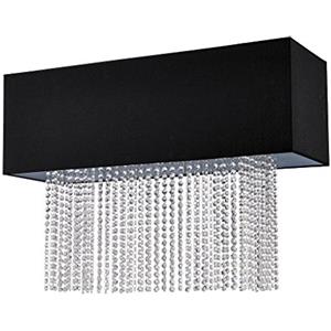 Ideal Lux Evergreen Lights Lampada da Soffitto Nero con 5 Luci e Design Moderno