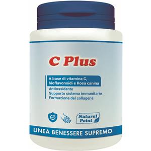 Natural Point C Plus - Integratore Alimentare con Vitamina C, Bioflavonoidi e Rosa Canina - 70 Capsule