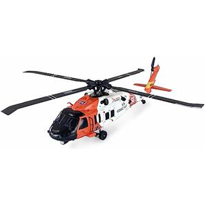 Amewi UH60 Black Hawk Coastguard Elicottero 6G/3D GPS RTF RC telecomandato