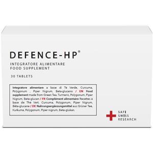 Safi Defence HP - Integratore Alimentare con Tè Verde, Curcuma, Polygonum e Beta-Glucano - 30 Compresse