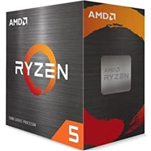 AMD Processore AMD Ryzen 5 5600X (6Cores/12Threads, 65W DTP, AM4 Socket, 35MB Cache, Boost di Frequenza fino a 4.6 GHz max, dissipatore ad aria Wraith stealth cooler)