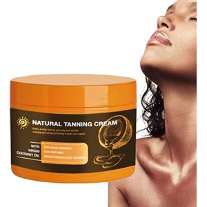 MEITREND Gel abbronzante intensivo, gel abbronzante alla carota, crema solare acceleratrice dell'abbronzatura, crema abbronzante con olio di cocco e vitamina E, gel autoabbronzante per viso e corpo