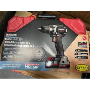 PSIDE Parkside PERFORMANCE - Trapano Avvitatore a Batteria 20 V PABSP 20 Li C3, Senza Batteria e Caricabatterie