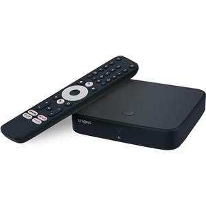 STRONG SRT420 TV Box Android TV 4K Con Porta Ethernet, DVB-T2, 2GB RAM + 16GB Memoria, Chromecast Integrato, WiFi, Assistente Vocale Google, HDR10+, Dolby Audio & Dolby Vision