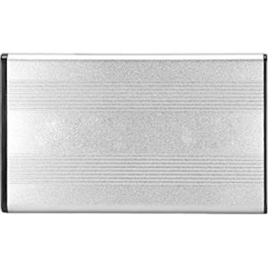 Generic Disco Rigido Esterno, Contenitore HDD SSD Esterno 2,5 Pollici 5 Gbps 2 TB Capacità Anti -statica Drive Rigido con Disco Rigido con Interfaccia USB3.0 per (BLACK) (SILVER)