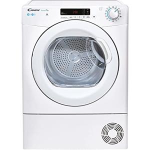 Candy Smart Pro Asciugatrice 10 Kg a Condensazione, Libera Installazione, Classe B, Connessione Wi-Fi + BLE, Controllo da App, Programma Stiro Facile, 59,6 x 58,5 x 85 cm, Bianca - CSOE C10DG-S
