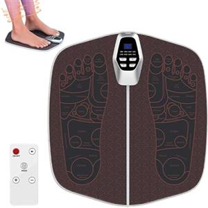 GOMETY Ems - Massaggiatore elettrico per piedi USB, con telecomando, 8 modalità, 32 intensità, massaggiatore per la salute dei piedi, per alleviare il dolore muscolare e promuovere la circolazione sanguigna