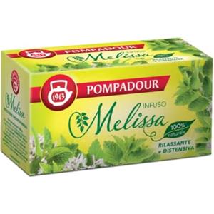 Generico Pompadour 1913 | Infuso Melissa e Verbena | Tisana Rilassante e Distensiva 100% Naturale - 20 Bustine di Tè (36 Gr) | Tisana del Sonno