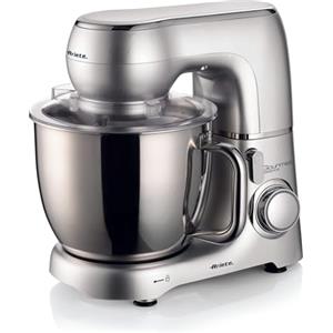 Ariete 1583 Gourmet Essence, Impastatrice Planetaria, Impasta, Monta e Amalgama, 1300W, Capacità 5,2L, 2 fruste e 1 gancio, 10 velocità + Pulse