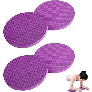 Queerelele Ginocchiere per lo Yoga,Cuscino Sport Balance per Proteggere le Ginocchia,Tappetino Antiscivolo per Ginocchiere,Massimo sollievo e supporto per ginocchia, polsi e gomiti Ginocchiere Fitness,4 pcs