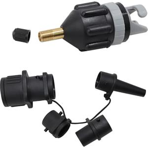 ZDNT Adattatore per Pompa,Convertitore Pompa Aria,Adattatore per Pompa SUP,Adattatore per valvola per gommoni,Adattatore per Kayak per Canoa Gonfiabile, Stand up Paddle Board, Letto Gonfiabile