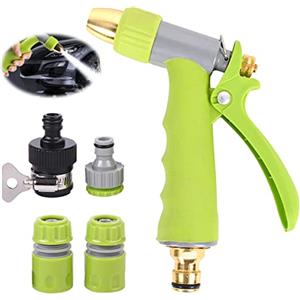 RosyFate Pistola Giardino Alta Pressione, RosyFate Spruzzatore ad Alta Pressione, Pistola da Giardino in Metallo, Pistola ad Acqua ad Alta Pressione, per irrigazione Prato, Lavaggio Auto, Pet Balneazione