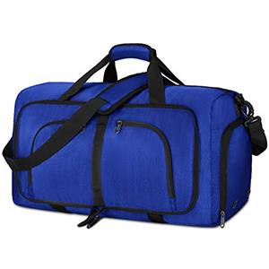 NEWHEY Borsone da Viaggio Pieghevole 40L 65L 80L 100L Impermeabile Borsone Palestra Grande Borsa Sportiva Uomo Donna per Campeggio Viaggio Vacanza