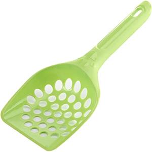 Anawakia Paletta per lettiera per gatti (verde, grande foro)