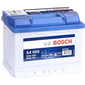 Bosch S4005, Batteria per Auto, 60A/h, 540A, Tecnologia al Piombo Acido, per Veicoli Senza Sistema Start/Stop