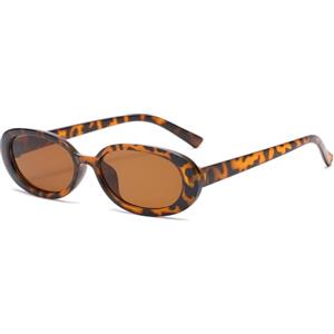 YAMEIZE Occhiali da Sole Ovali Retrò Vintage per Donna Uomo Moda Piccoli Occhiali da Sole Ovali Anni '90 Protezione UV400