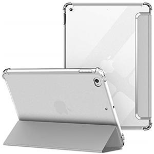 VAGHVEO Custodia per iPad Mini 4/5 7,9 Pollici, Flessibile Silicone TPU Trasparente Cover Retro, Sottile Leggero Auto Svegliati/Sonno Case Antiurto Resistente per Apple iPad Mini 4 & 5 Tablet, Grigio