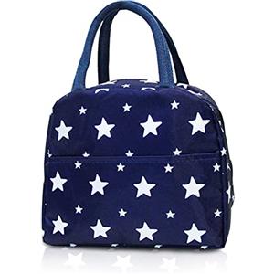 LAPONO Borsa termica Borsa Termica per il Pranzo Borsa termica pranzo portatile Impermeabile Borsa Termica per Uomini Donne Applica a cibi e bevande Picnic/All'aperto/Scuola/Ufficio/Lavoro-star