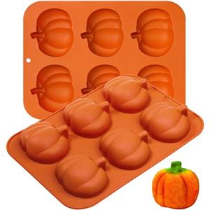 Kamehame Stampo in silicone per torte a zucca, 2 stampi per muffin in silicone per torte, budini, muffin