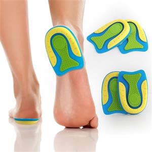 LHOEST 2 Paio Talloniera in Silicone Taglia L, Talloniere in Silicone per Tallonite, Plantare Solette per Tallonite Tallone, Talloniera per Spina Calcaneare Alleviare Il Dolore Tallone la Tendinite