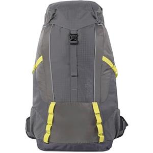 Totto - Zaino da Trekking, Modello Summit 45, Capacità 49 L, Schienale Imbottito con Airflow, Fascia Pettorale, Tasca Borraccia, Borsa Impermeabile, Apertura Superiore, Resistente, Colore Grigio