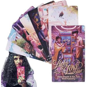 Generico Love Oracle | 80 Carte Tarocchi per Relazioni Romantiche e Situazioni Amorose,Gioco Di Divinazione Classico A Stelle Per Donne Principianti A Casa