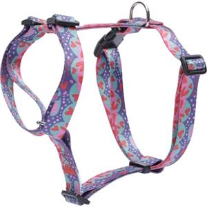 TOTTO - Pettorina per cani di medie dimensioni, modello Figgo, taglia M, pettorina per cani, design di tipo H, regolabile, riduce la pressione di trasporto, comodo e facile da posizionare, leggero,