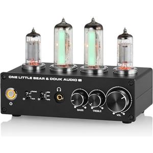 Nobsound HiFi 6E2 - Amplificatore per cuffie Phono Preamp per MM/MC Turntables
