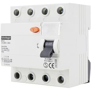 blendend Interruttore differenziale AC 4 poli 63A 30mA, protegge circuiti elettrici, previene sovraccarichi e cortocircuiti, ideale per sistemi residenziali.