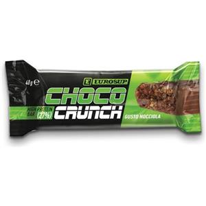 EUROSUP CHOCO CRUNCH - Gusto Nocciola - Croccante barretta proteica da 40 g - High protein 27%