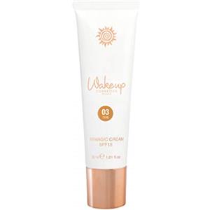 Wakeup Cosmetics Milano Wakeup Cosmetics - BB Magic Cream SPF15 dal Finish Naturale e Radioso, Perfezionatrice dell'Incarnato - Colore 03 Dark