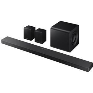 SAMSUNG Soundbar HW-QS750F/ZF Serie QS, 10 Speaker, Wireless, Convertible, Dolby 5.1ch, Audio a 5.1.3 Canali, DTS Virtual:X, Surround Sound Expansion, Q-Simphony,Titan Black, 2025