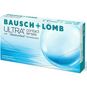 Bausch + Lomb ULTRA Lenti a Contatto Correttive Mensili, 3 Lenti, BC 8.5 mm, DIA 14.2 mm, -0.25 Diopt