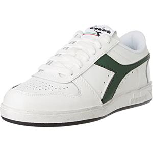 Diadora Magic Basket Low Icona, Scarpe da Ginnastica Unisex-Adulto, Bianco (White Fogliage), 44 EU