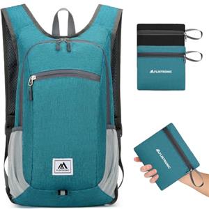 Flintronic Zaino Trekking Pieghevole 16L - Ultraleggero e Impermeabile per Escursionismo, Arrampicata e Sport All'aria Aperta - Per Uomo e Donna