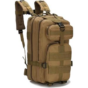 CINGHI LUSSO Zaino Tattico Militare 25Litri Zaino Impermeabile Uomo Zaino Multitasche da Trekking Zaino Sportivo per Campeggio, Escursionismo, Viaggio, Pesca (Camouflage)
