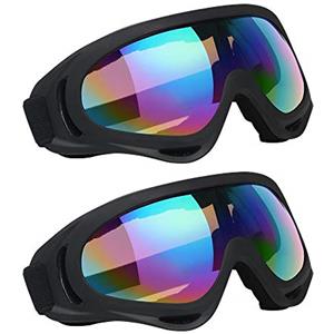 Vicloon Professionale Occhiali da Sci, UV Protection Sunglasses, Antivento Occhiali da Neve, Occhiali da Motocross per Attivit All'Aperto come Sci, per Uomini e Donne