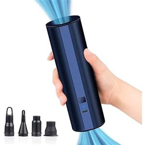 anngrowy Pompa Elettrica Ricaricabile con 4 Ugelli per Materasso Gonfiabile, Gonfiatore per Gommoni, Piscina, Giocattoli, Palloni per Yoga
