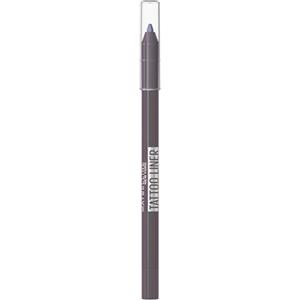 Maybelline New York Matita Occhi in Gel, Colore Duocromatico e Brillante, Tenuta Fino a 36H, Formula No Transfer, Per Look Grafici e Definiti, Tattoo Liner Gel Pencil, Tonalità: Space Graphite