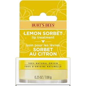Burt's Bees Burts Bees - Maschera per labbra nutriente al sorbetto al limone, con olio di jojoba, 7,08 g