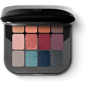 KIKO Milano Cult Colours Eyeshadow Palette 01 | Palette Con 12 Ombretti Sfumabili Dalle Tonalità Ricercate