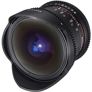 Samyang Obiettivo T3.1 VDSLR Sony A SLR Wide Fish Eye Lens, Nero, 12 mm