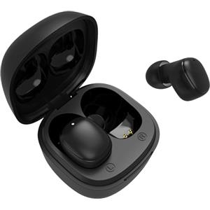 VulTech Cube EP-20WH Auricolari Bluetooth 5.3 TWS In-Ear con Microfono, Touch Control, Ricarica USB-C, IPX5, Custodia 3 Ricariche, Compatibili iPhone, Samsung, Xiaomi, Huawei - Nero