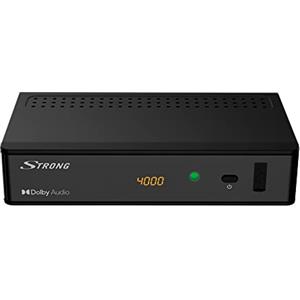Strong SRT8215 decoder digitale terrestre alta definizione DVB-T2 per il nuovo standard di trasmissione con display.