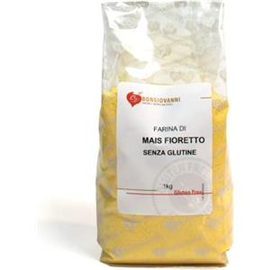 BONGIOVANNI FARINE E BONTA' NATURALI Farina Di Mais Fioretto Senza Glutine, 1 kg