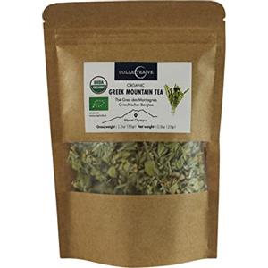 Colleacteave Collecteave Bio Tè di Montagna (Sideritis Raeseri) Greco - Sacchetto di Carta Kraft, Confezione da 2 x 25 g (Totale: 50 g)