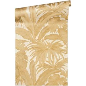 A.S. Création Carta da parati Versace Carta Da Parati Giungla Carta da parati tessuto non tessuto 10.05 m x 0.70 m Oro Crema Made in Germany 962404 96240-4