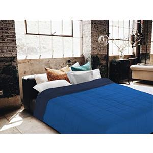 Italian Bed Linen Sogni e Capricci Piumino Estivo, Microfibra, Blu Scuro/Royal, 2 Posti