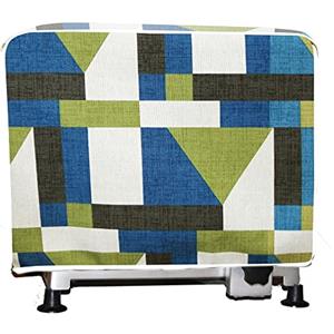 MAGIE DI CASA Copri affettatrice in cotone cm 43x56x31 Made in Italy (GEO BLU)